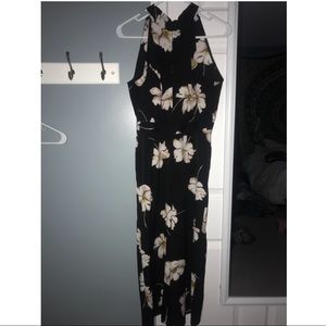 Floral Ankle Length Jumpsuit